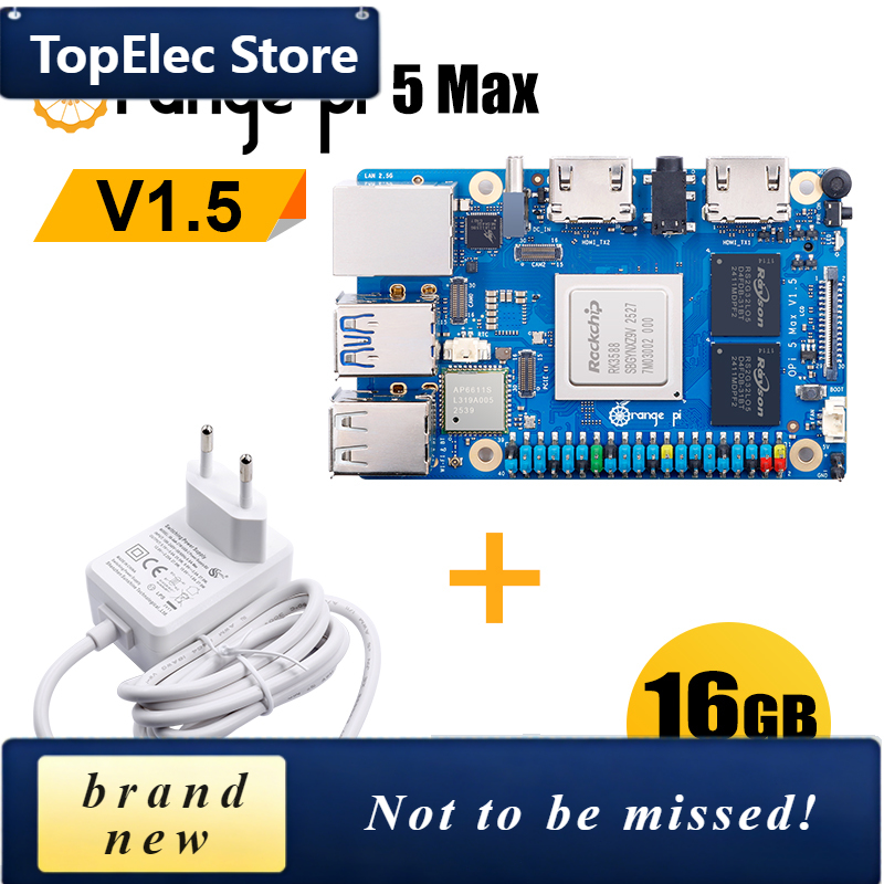 TopElec OrangePi 5 Max 16GB V1 - Orange Pi 5 Max Rk3588 incelemesi ve fiyatı